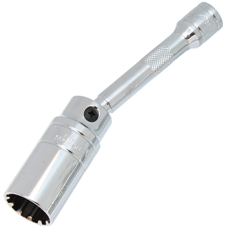 SP Tools Socket SPark Plug 3/8"Dr SPline Magnetic 21mm-