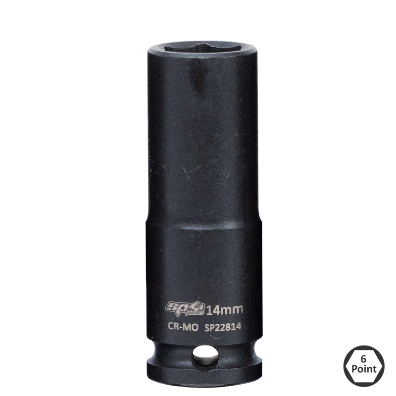 SP Tools Socket Impact 3/8"Dr 6Pt Deep Metric 15mm SP22815