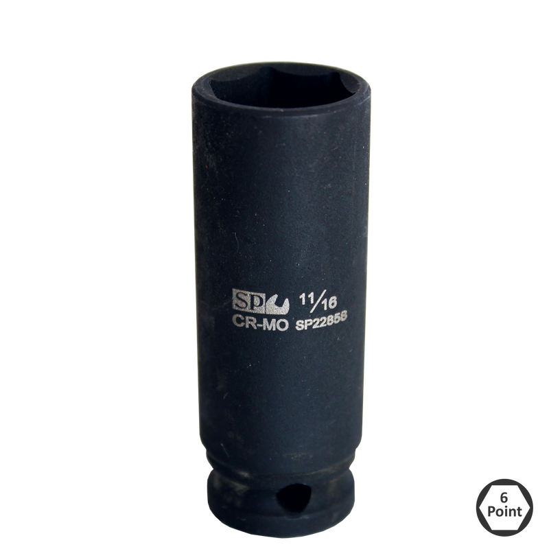 SP Tools Socket Impact 3/8"Dr 6Pt Deep SAE 7/8" SP22861