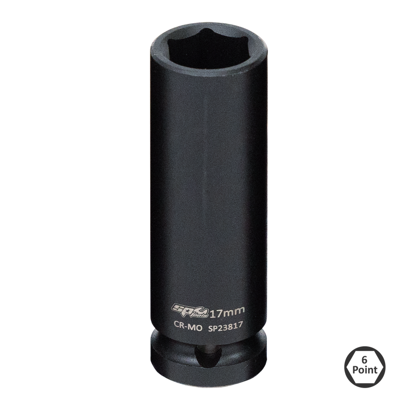 SP Tools Socket Impact 1/2" Dr 6Pt Deep Metric 30mm