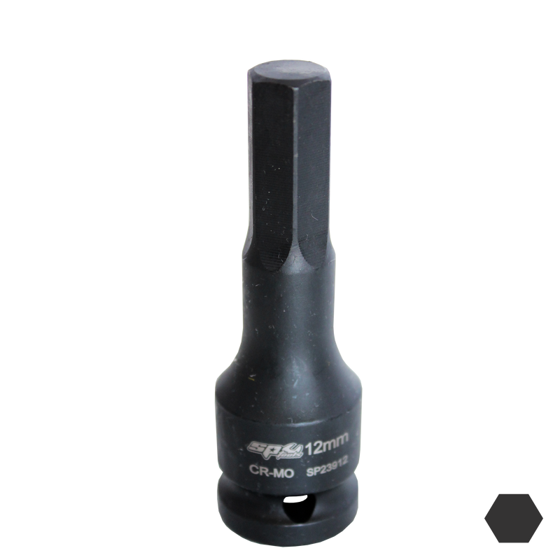 SP Tools Socket Impact 1/2"Dr Inhex Metric 9mm SP23909