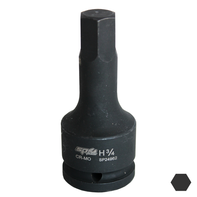 SP Tools Socket Impact 3/4"Dr Inhex SAE 1" SP24965