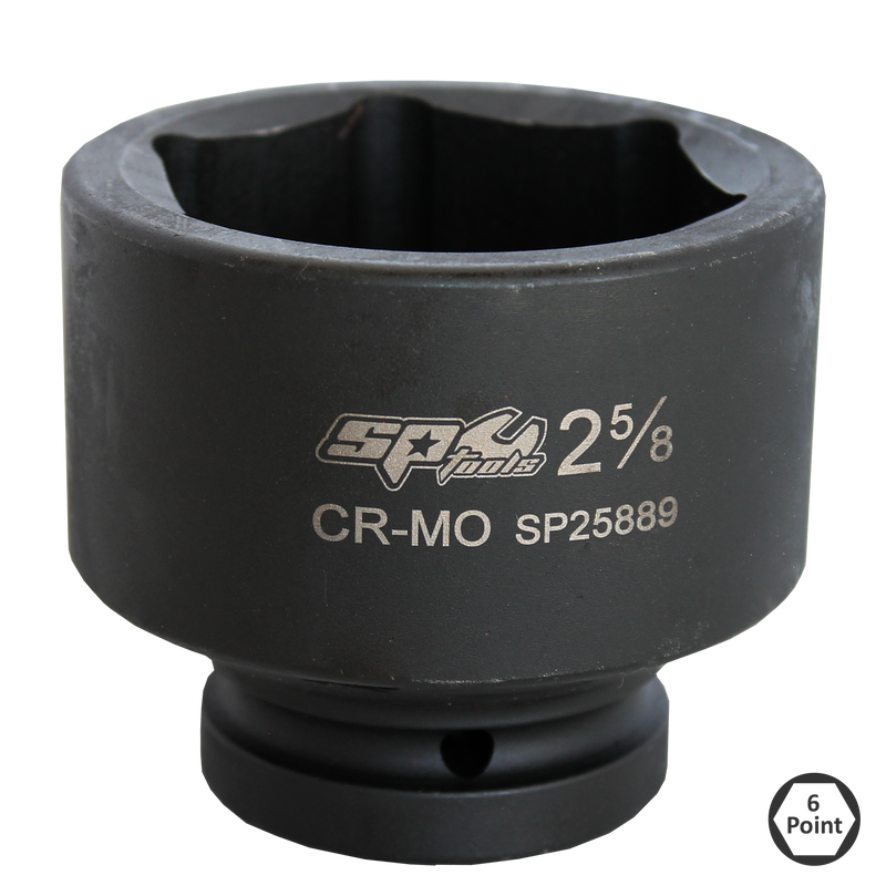 SP Tools Socket Impact 1Dr 6Pt SAE 1-1/2" SP25871