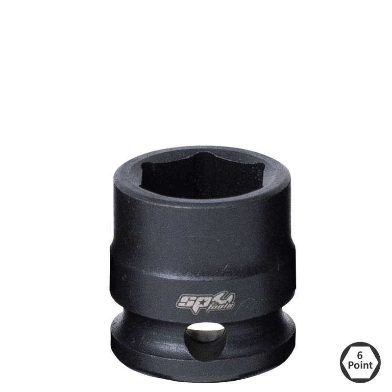 SP Tools Socket Impact Stubby Metric 3/8"Dr 6Pt 12mm