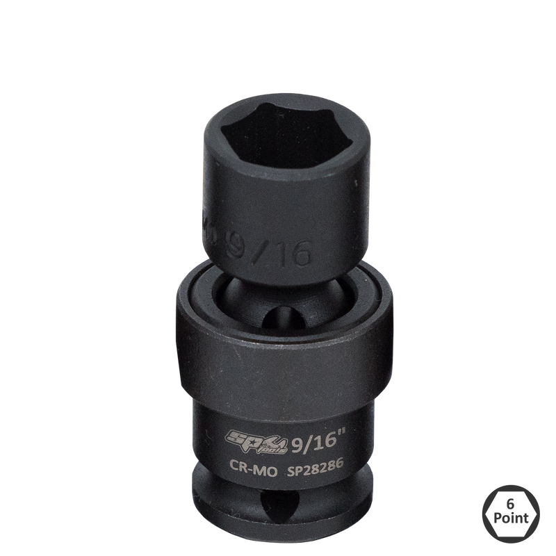SP Tools Socket Impact Swivel 3/8Dr 6Pt 7/16" SP28284