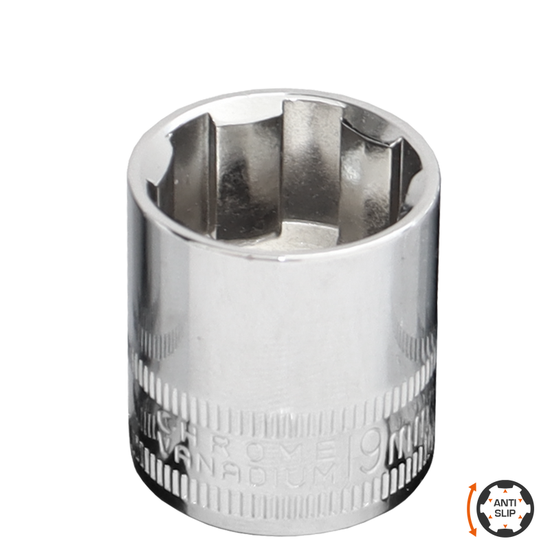 SP Tools Socket 1/4"Dr Xtreme Grip Metric 13mm SP33113