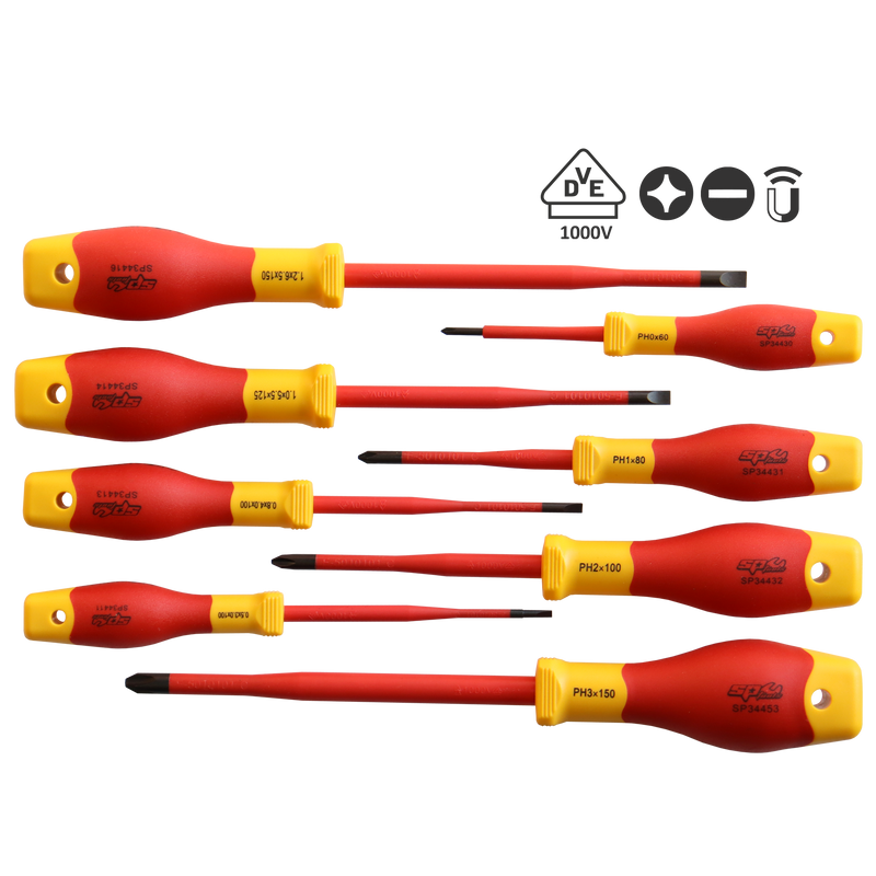 SP Tools Screwdriver Set Vde 8pc SP34041