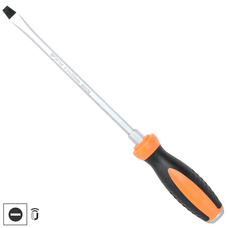 SP Tools Screwdriver Go Thru Slotted 8X200mm SP34154