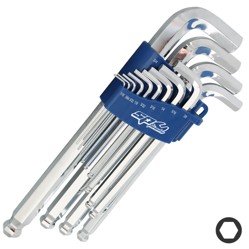 SP Tools Key Set 13pc Jumbo SAE 1/16" - 3/4" Hex SP34527