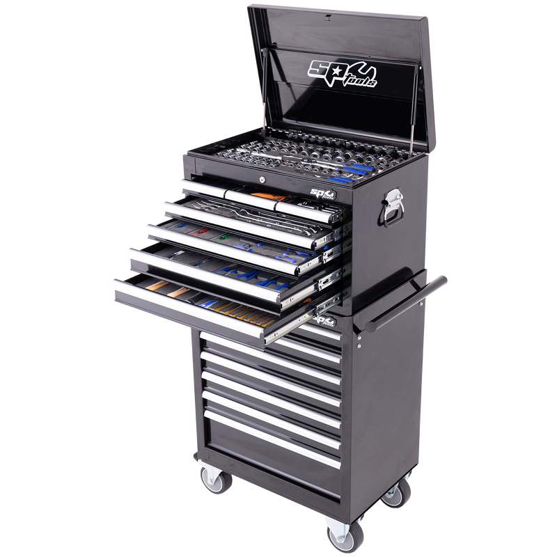 SP Tools 293Pc 14 Drawer Custom Series Tool Kit Combo