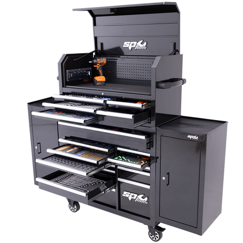 SP Tools 579Pc 18 Drawer Sumo Power Hutch Tool Kit Combo