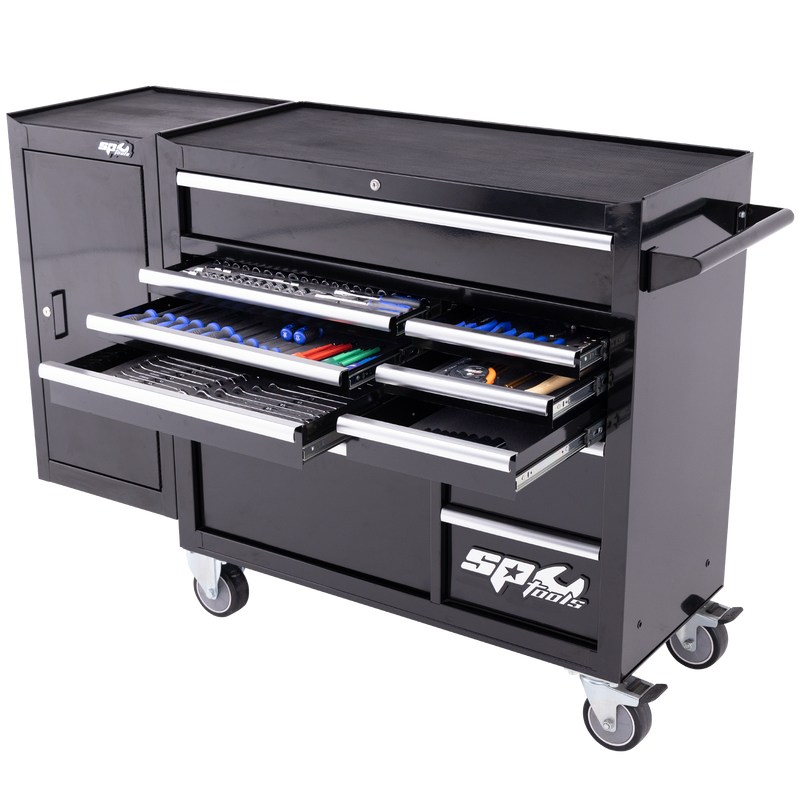 SP Tools 238Pc 11 Drawer Custom Rollcab Tool Kit W/Side