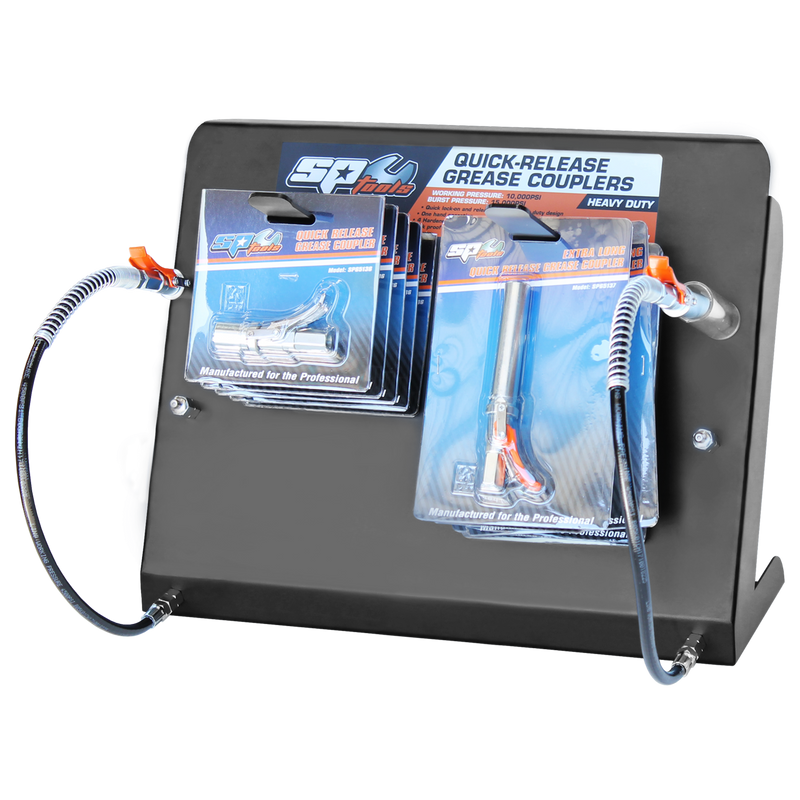 SP Tools Quick Release Grease Couplers Display Stand