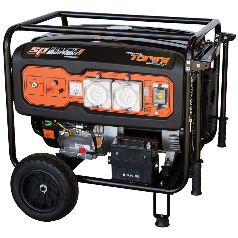 SP Tools SPGC8100E Construction Series Generator - 15hp