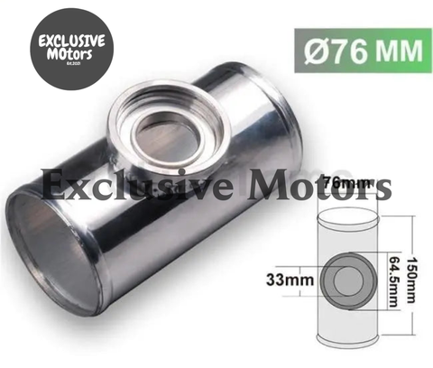 SSQV / SQV Blow Off Valves TK-BOV01FP76 76MM 3"  BOV FLANGE PIPE, Aluminum,6" long,