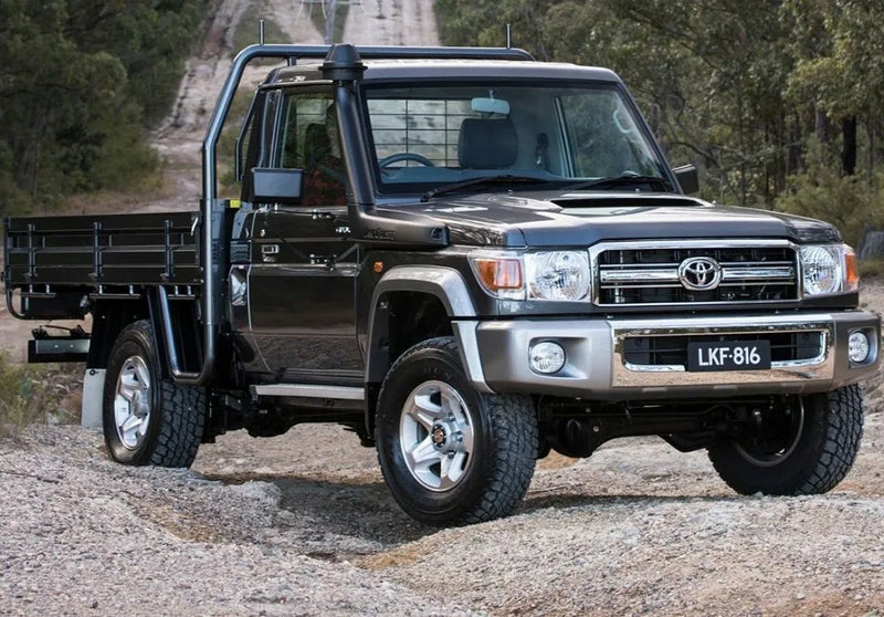 Manta SSMKTY0194 Single 4in Turbo Back without Cat Stainless Steel - Medium (Landcruiser VDJ79 16+)
