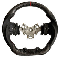 Fit For Isuzu D-Max RG 3.0L Diesel 07/2020-2024 Carbon Fiber Steering Wheel Red Strip
