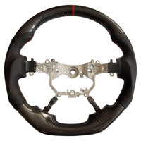 Fit For Toyota LandCruiser 200 Series VDJ200 URJ202 2016-2021 Carbon Fiber Steering Wheel Red Strip