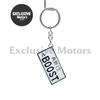 JDM Car Numbers Metal Key Chain Ring - Japan License Plate Keychain