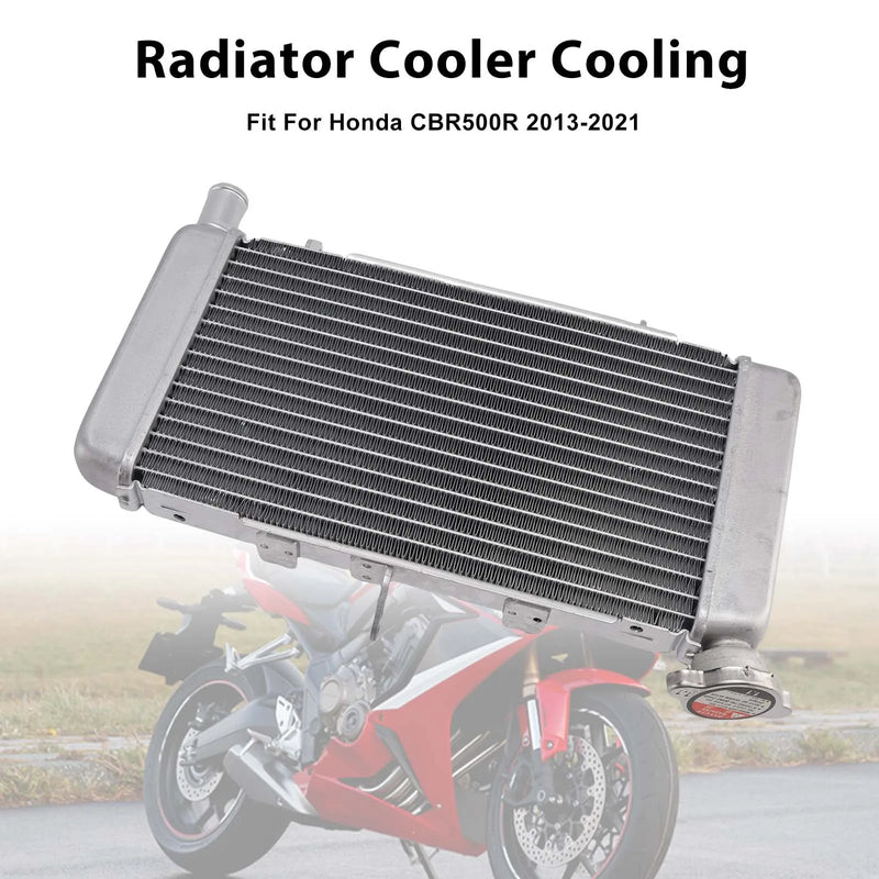 Powersports Pro Aluminum Radiator Cooling Engine Cooler For Honda CBR500R 2013 2014 2015 2016 2017 2018 2019 2020 2021