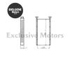 Subaru Forester 2.5L 2009-2018 Aluminum Heater Core
