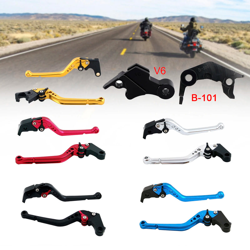 Powersports Pro Long Clutch Brake Lever YAMAHA XSR900 XSR900GP MT-09 MT-09SP 2024-2025