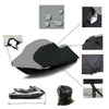 For Yamaha SeaDoo RXP GTX Marine Waterproof Protective Cover 210D Oxford Trailerable Jet Ski Cover UV Sun Protection Durable