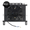 Universal 30 Row AN10 Oil Cooler with 7" Electric Fan & Mounting Bracket Kit