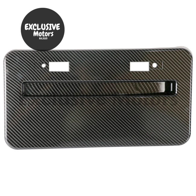 Lancer GTS, EVO X Front Bumper License Plate Frame Relocator (2008-2018)