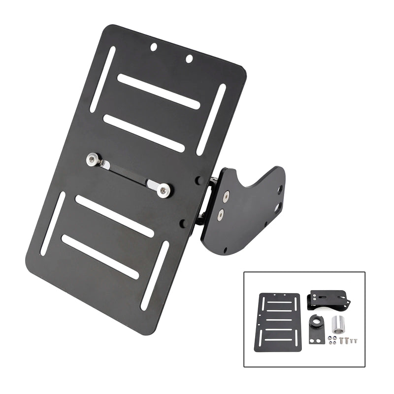 Powersports Pro License Plate Holder Frame Bracket Softail / Fat Boy / Dyna 2018-2023 2019 2020 2021 2022