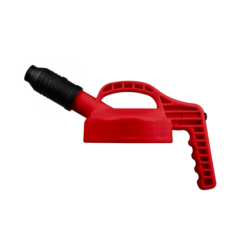 Lubemate Oil Can Stout Spout Red Lid L-OC-Rshlid