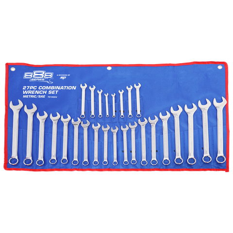 888 Tools by SP Tools Spanner Set ROE Metric/SAE 27pc