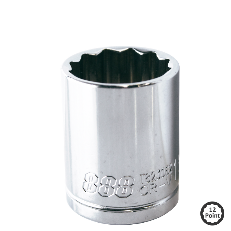 888 Tools by SP Tools Socket 1/2"Dr 12Pt Metric 11mm