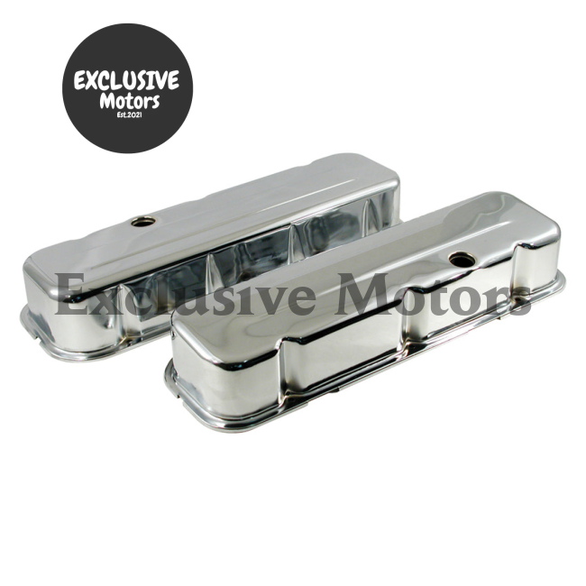Chevrolet Big Block Tall Chrome Valve Covers (1965-1990)