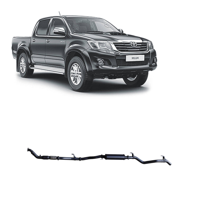 Redback Extreme Duty Exhaust 3in Turbo Back (With Cat &