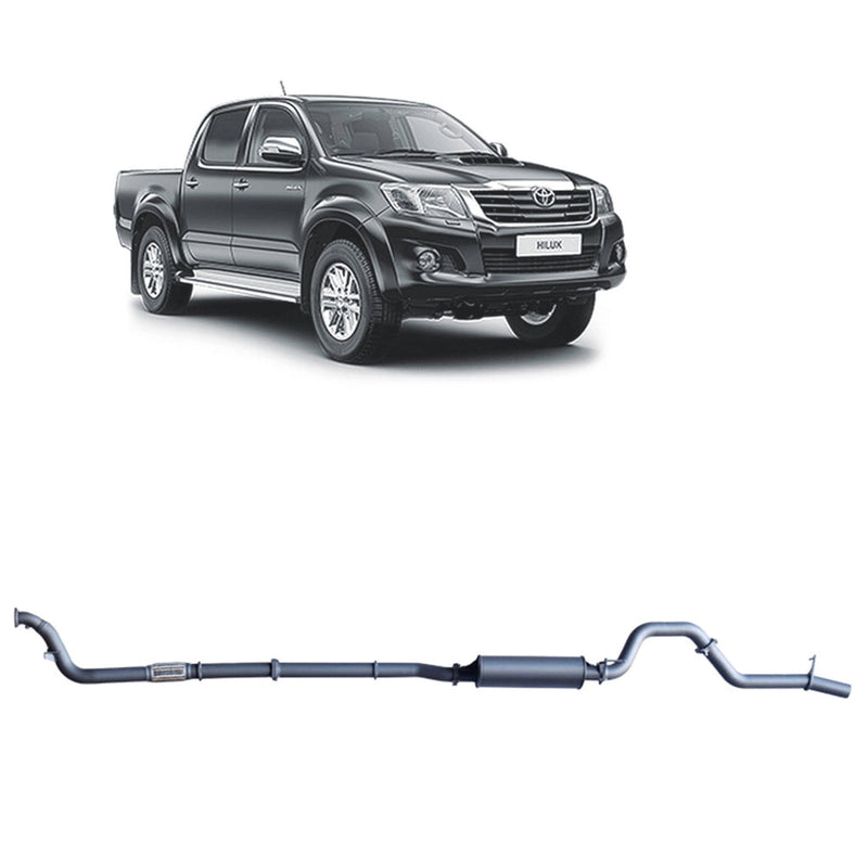Redback Extreme Duty Exhaust 3in Turbo Back (No Cat With