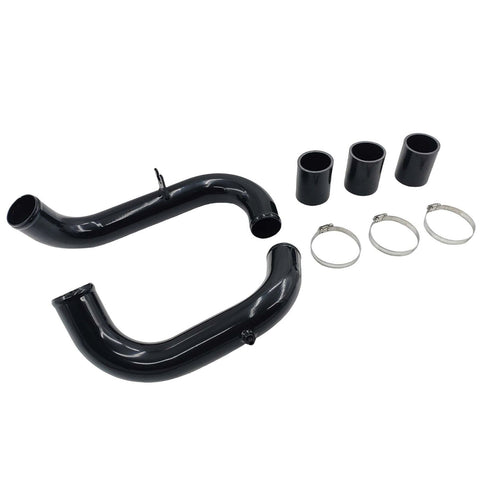 Fit For Nissan Navara D40 2.5L 140Kw YD25DDTi Engine Spain Built Only 2010-2014 Intercooler Piping Kit With Joints & Clamps Black
