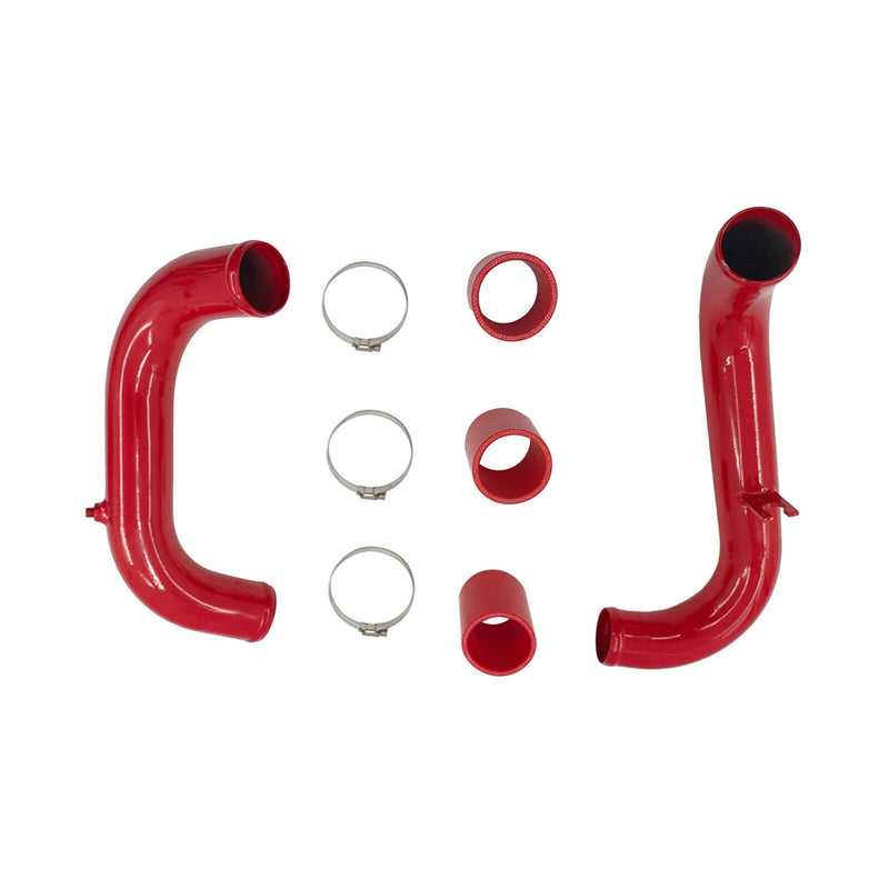 Fit For Nissan Navara D40 2.5L 140Kw YD25DDTi Engine Spain Built Only 2010-2014 Intercooler Piping Kit With Joints & Clamps Red
