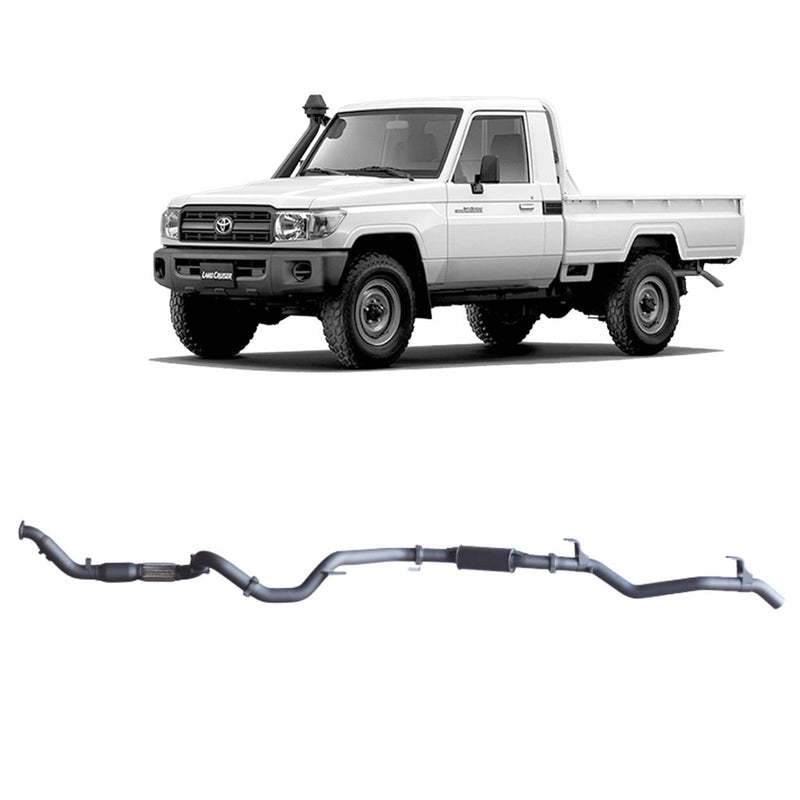 Redback Extreme Duty Exhaust 3in Turbo Back (With Cat &