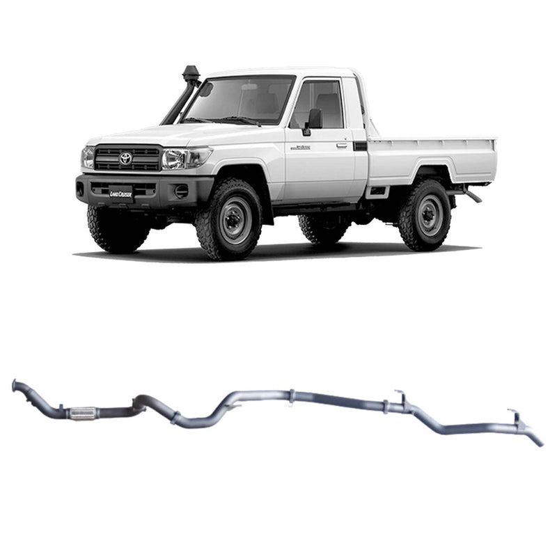 Redback Extreme Duty Exhaust 3in Turbo Back (No Cat & No