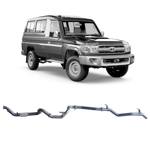 Redback Extreme Duty Exhaust 3in Turbo Back (No Cat & No