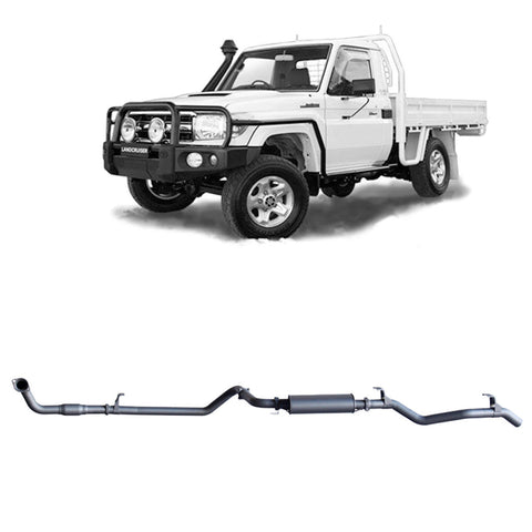 Redback Extreme Duty Exhaust 3in Dump Pipe Back (With Cat