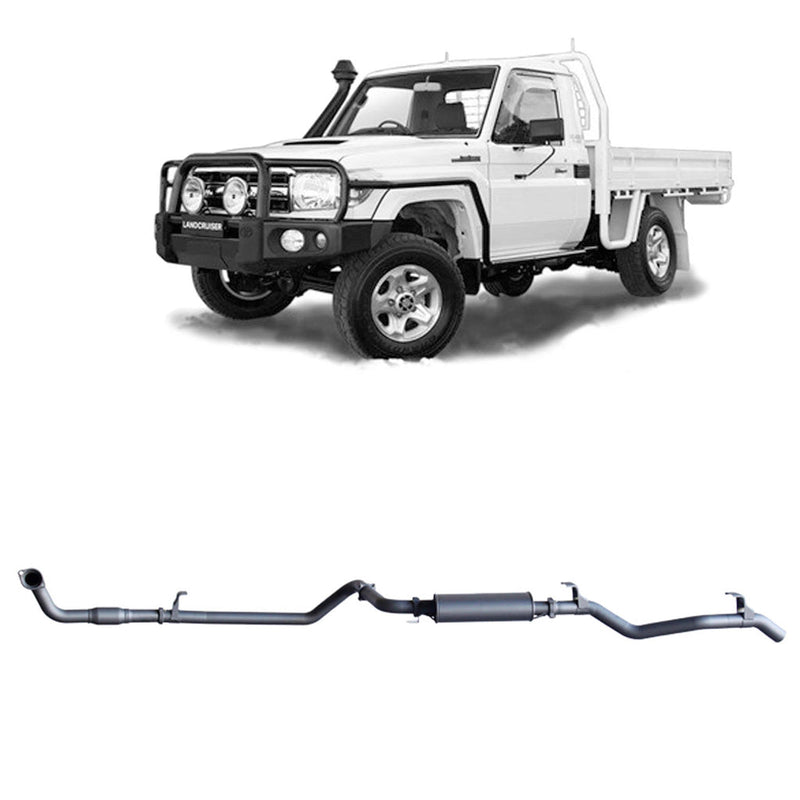 Redback Extreme Duty Exhaust 3in Dump Pipe Back (With Cat