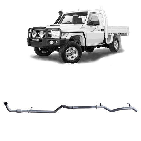 Redback Extreme Duty Exhaust 3in Dump Pipe Back (With Cat