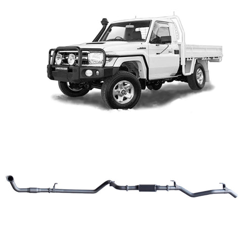 Redback Extreme Duty Exhaust 3in Dump Pipe Back (With Cat