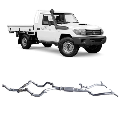 Redback Extreme Duty Exhaust 3in Twin Turbo Back (No Cat