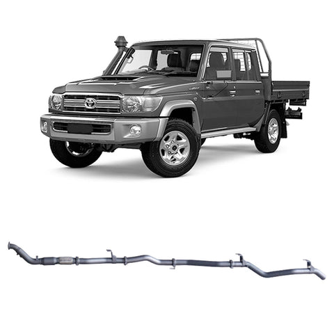 Redback Extreme Duty Exhaust 3in Turbo Back (With Cat &
