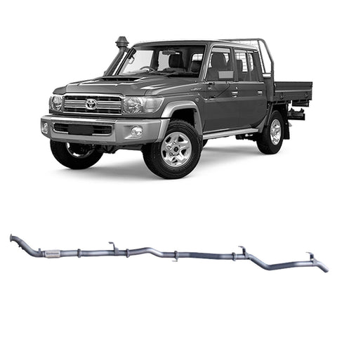 Redback Extreme Duty Exhaust 3in Turbo Back (No Cat & No