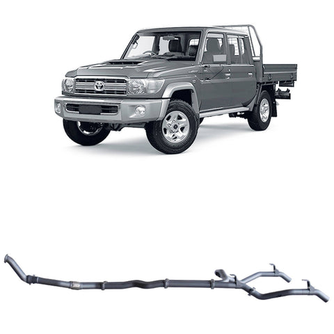 Redback Extreme Duty Exhaust 3in Twin Turbo Back (No Cat