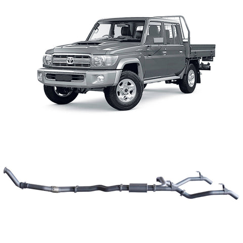Redback Extreme Duty Exhaust 3in Twin Turbo Back (No Cat